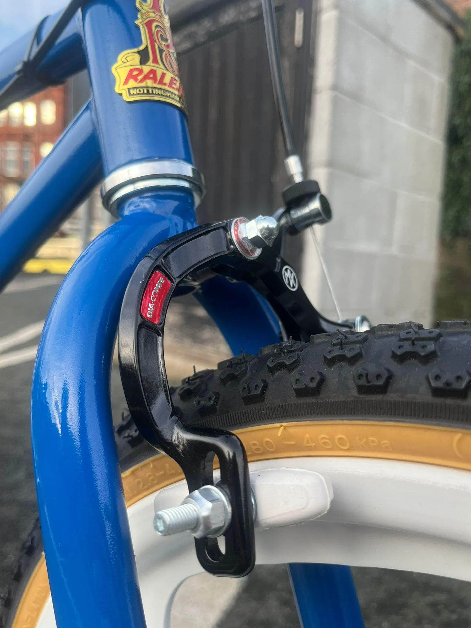 Raleigh Mk 2 Burner Team Special Bike Blue / White with Skyway Tuff Wheels