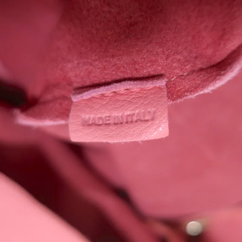 RED Valentino Bow Hobo Pink Leather Large Shoulder Bag