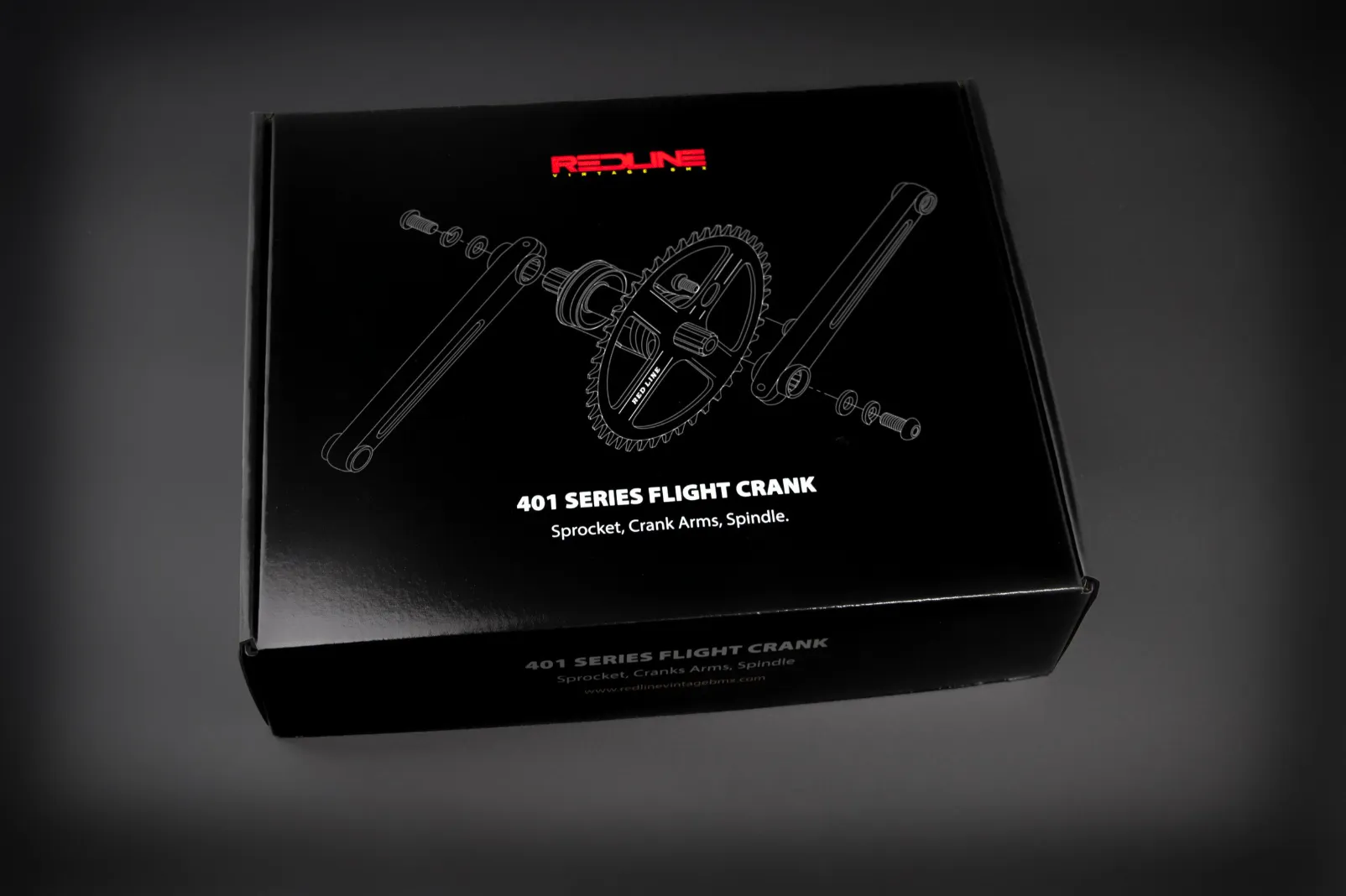 Redline 401 Single Pinch Flight Cranks with Techmatik BB