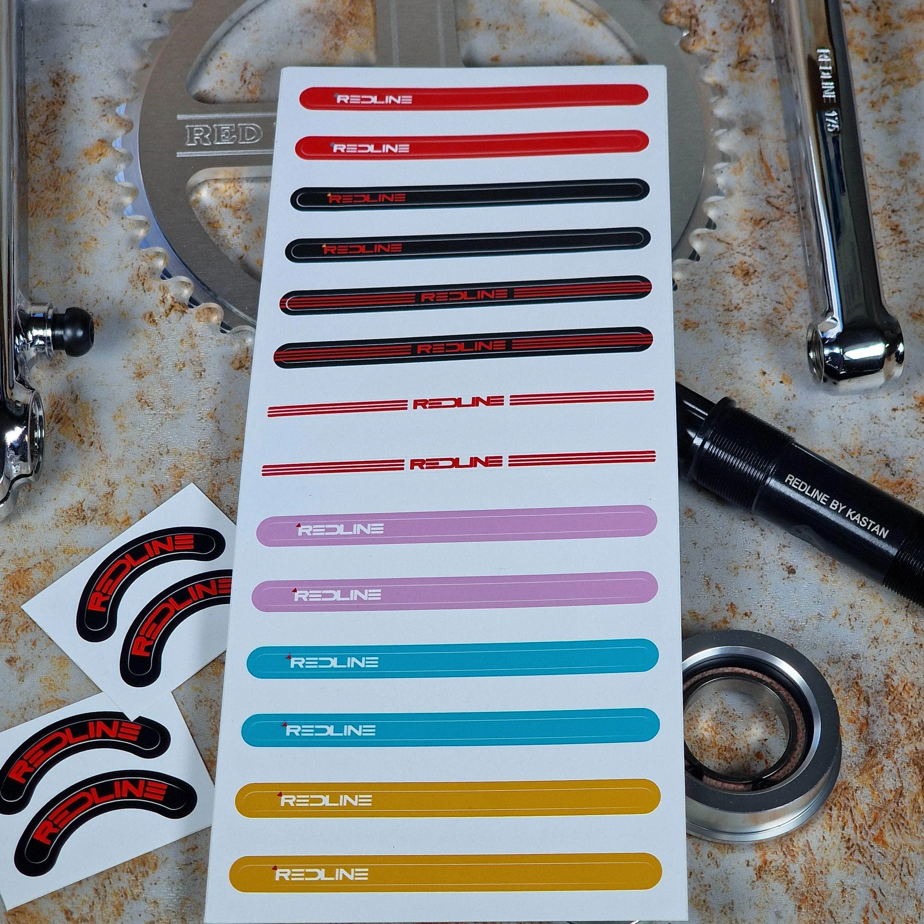 Redline 401 Single Pinch Flight Cranks with Techmatik BB
