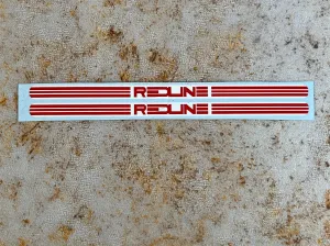 Redline Flight Crank Arm Stickers