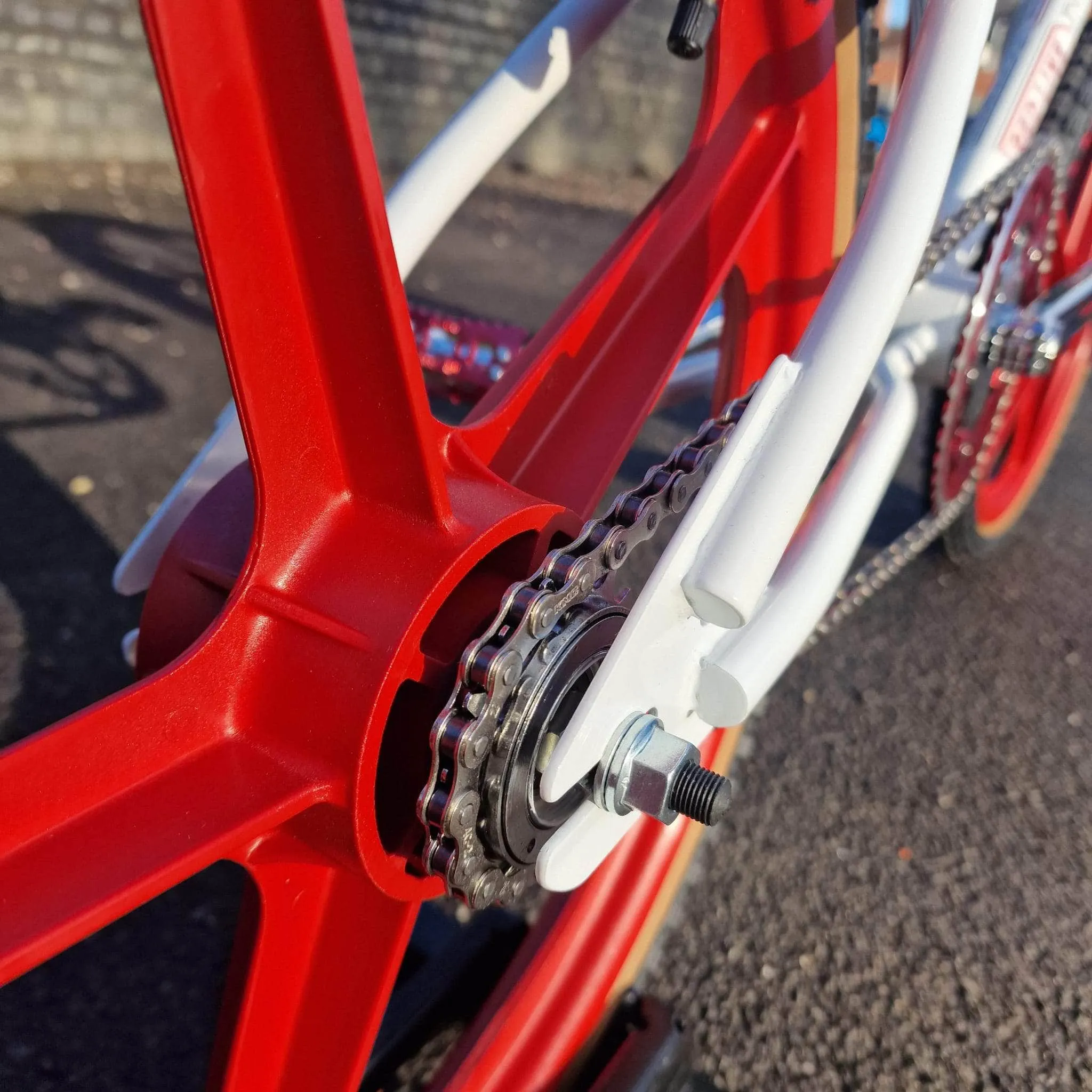Redline MX-III Custom Bike White / Red