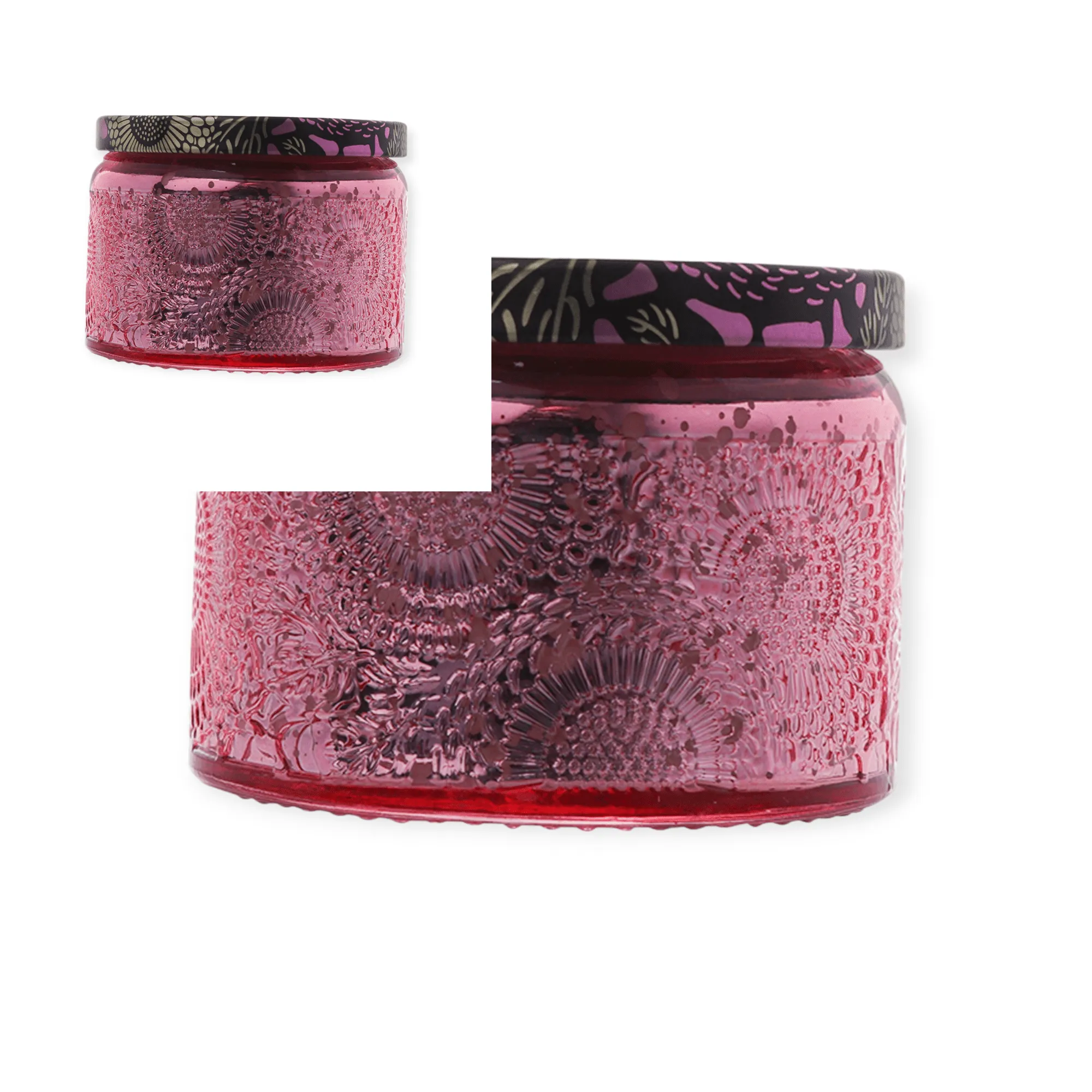 Regent Scented Candles (Vanilla) In Embossed Glass Jars 100g 35305