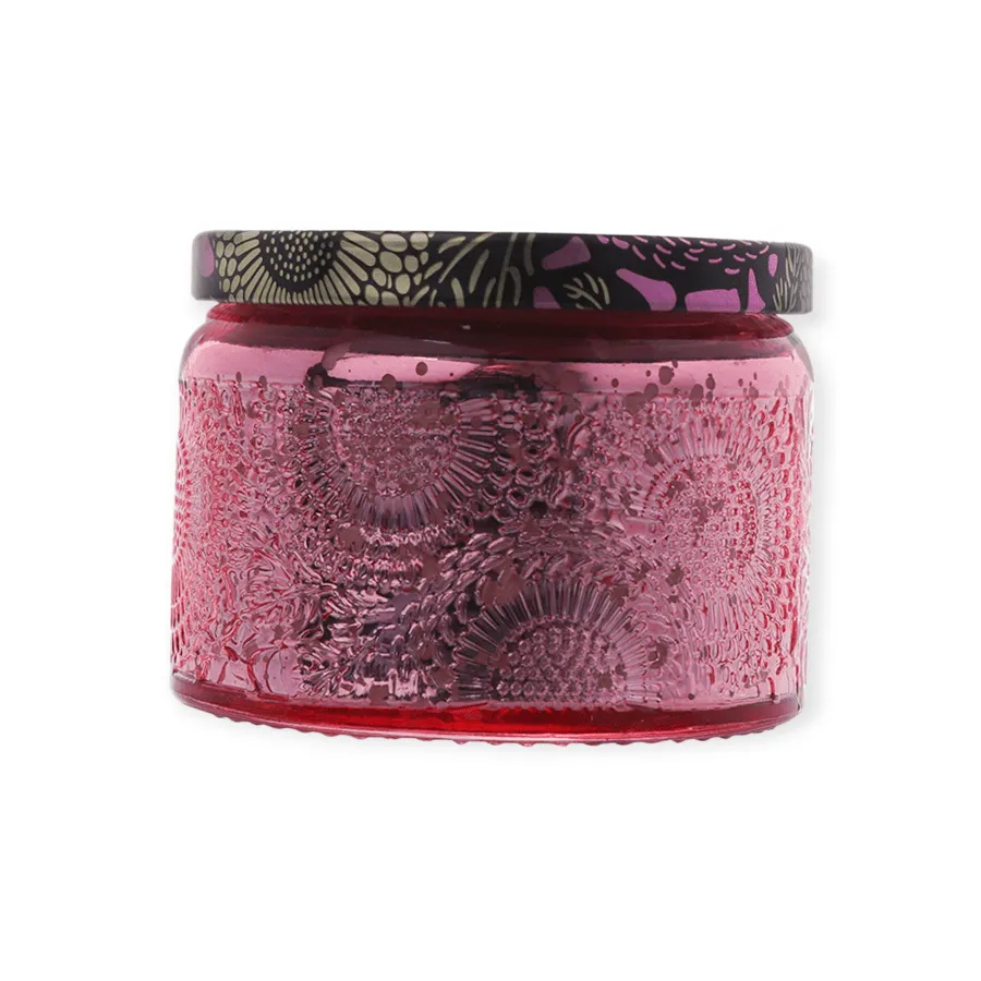 Regent Scented Candles (Vanilla) In Embossed Glass Jars 100g 35305