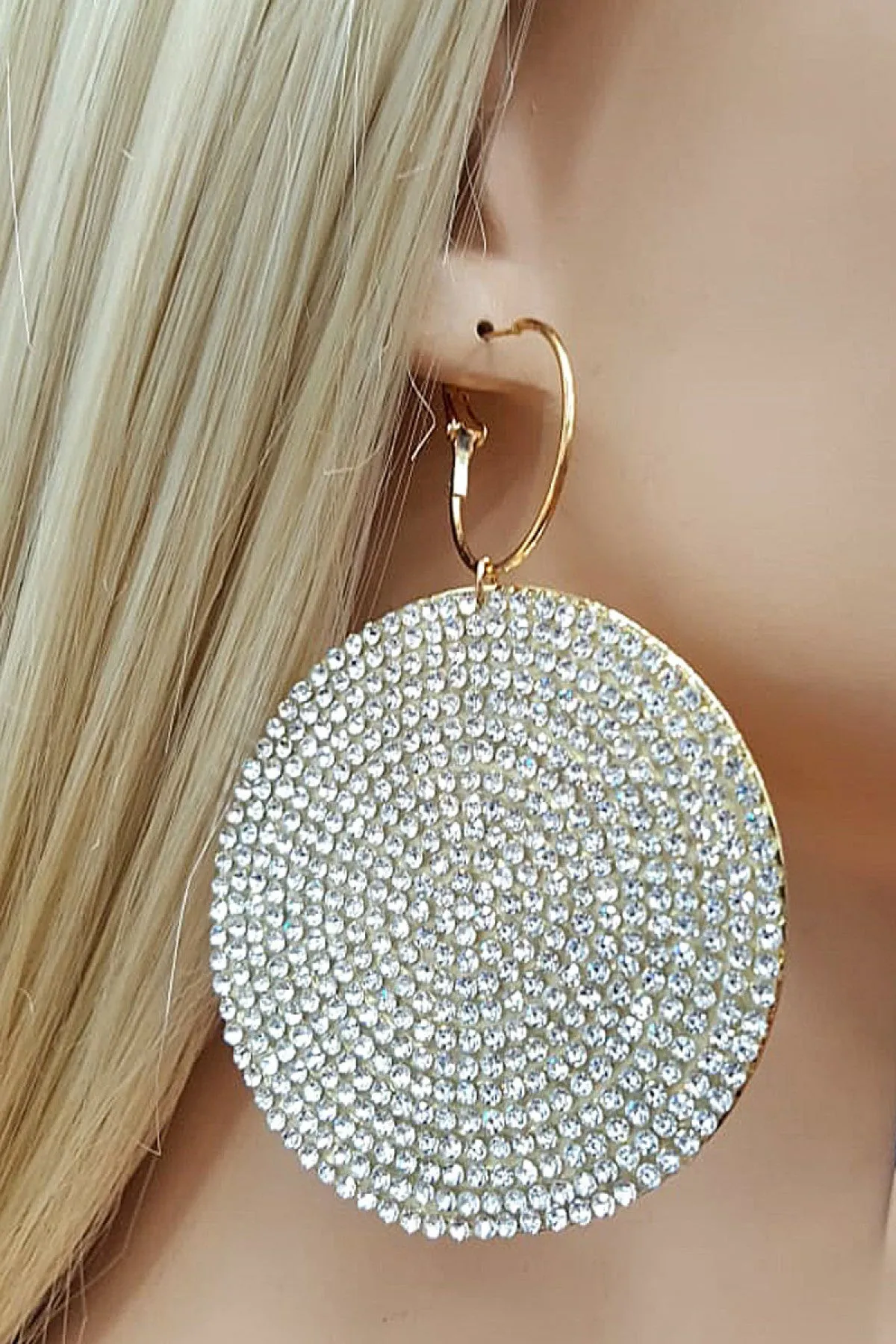 RHINESTONE FASHION EARRINGS