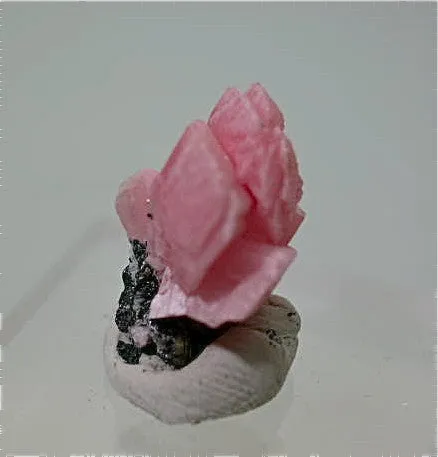 Rhodochrosite and Quartz, American Tunnel, Silverton, Colorado TN 1  x 1.5 x 1.5 cm $100.