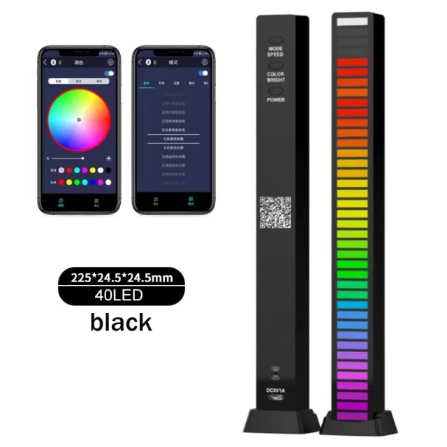 Rhythm Light Bar USB & Battery Powered Voice Activated Atmosphere Light Jennyhome