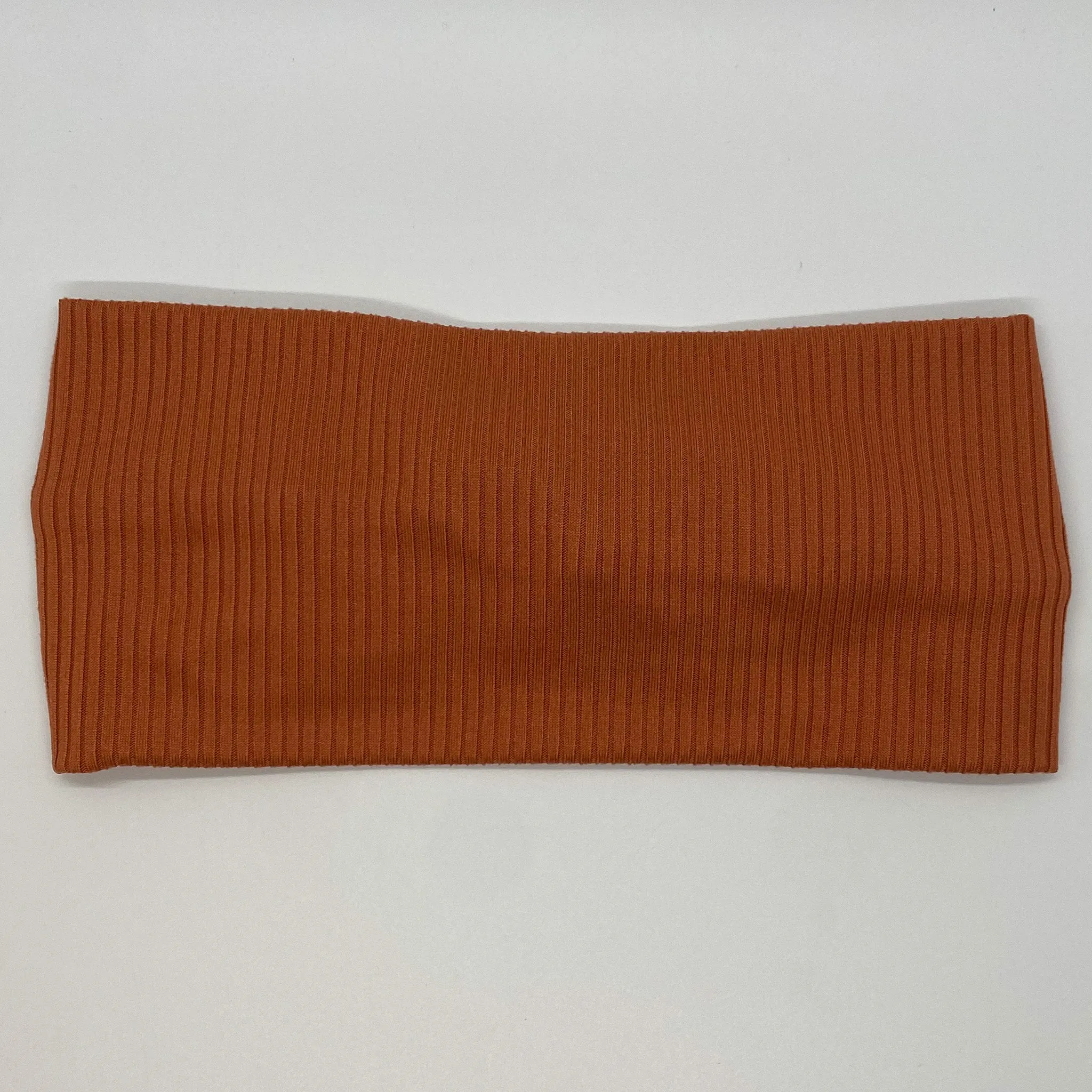 Ribbed Autumn Leaf Twist Headband