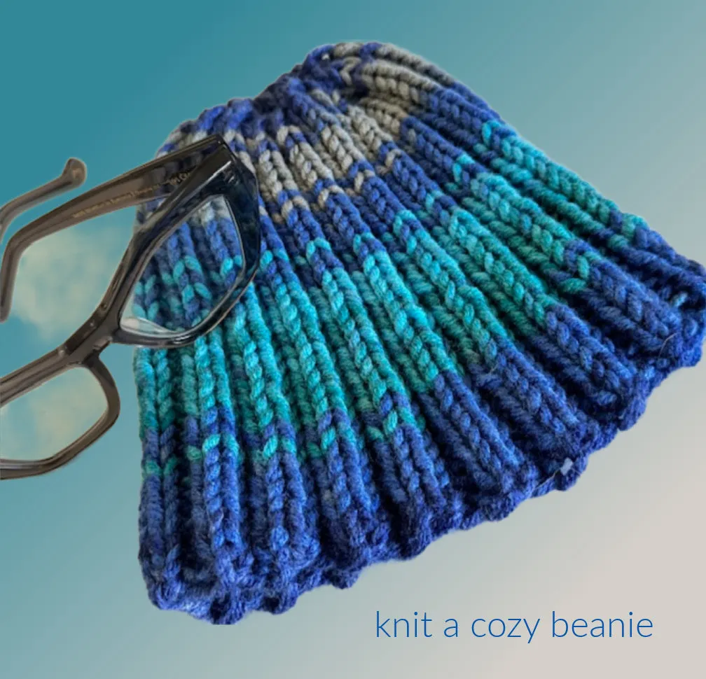 Ribbed beanie sample