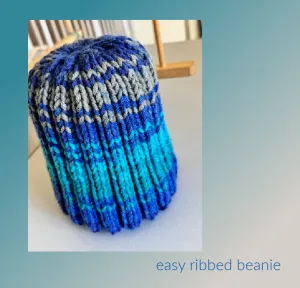 Ribbed beanie sample