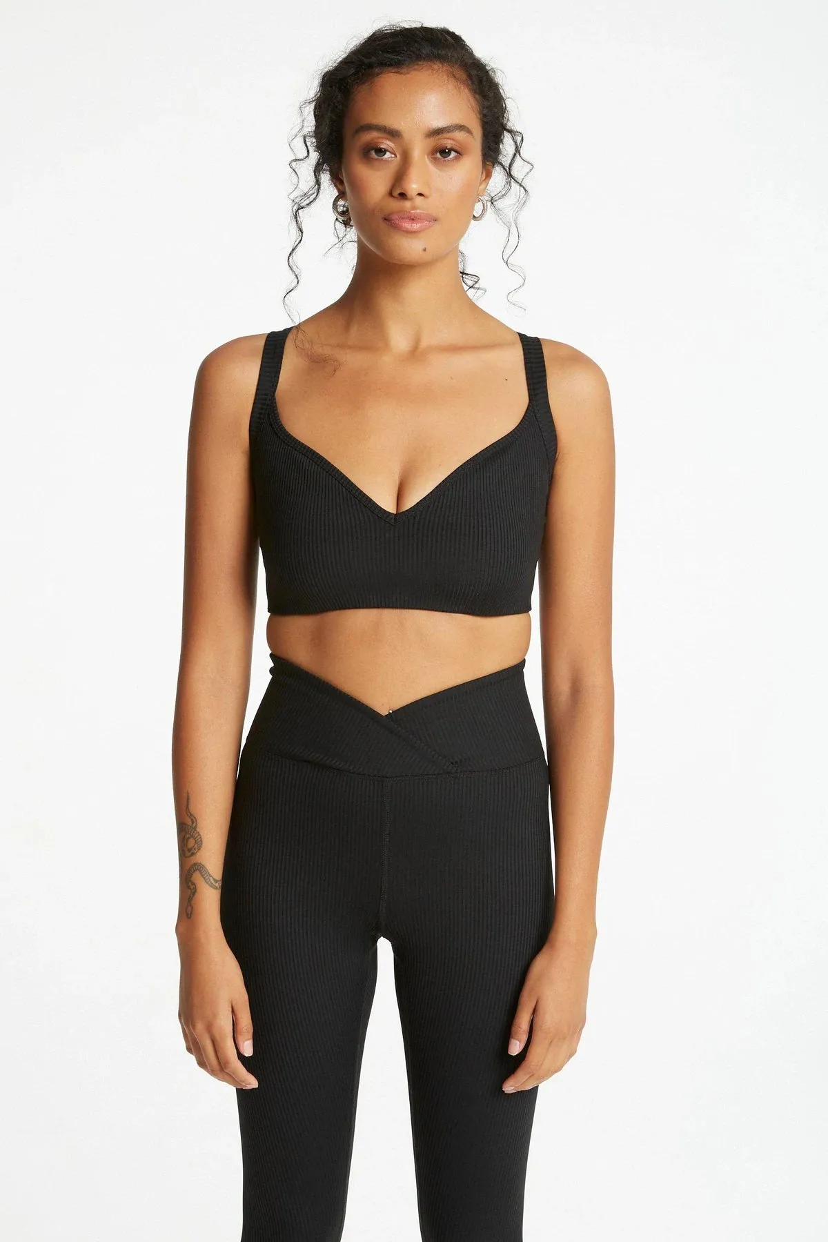 Ribbed Curve Bralette