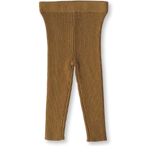 Ribbed Essential Leggings - Moss