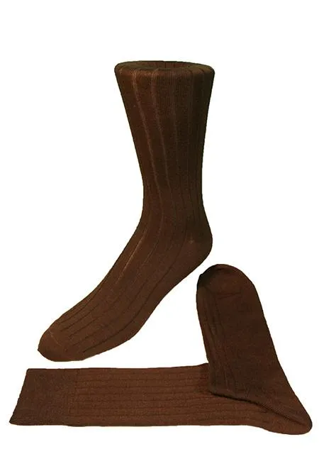 Ribbed Formal Socks