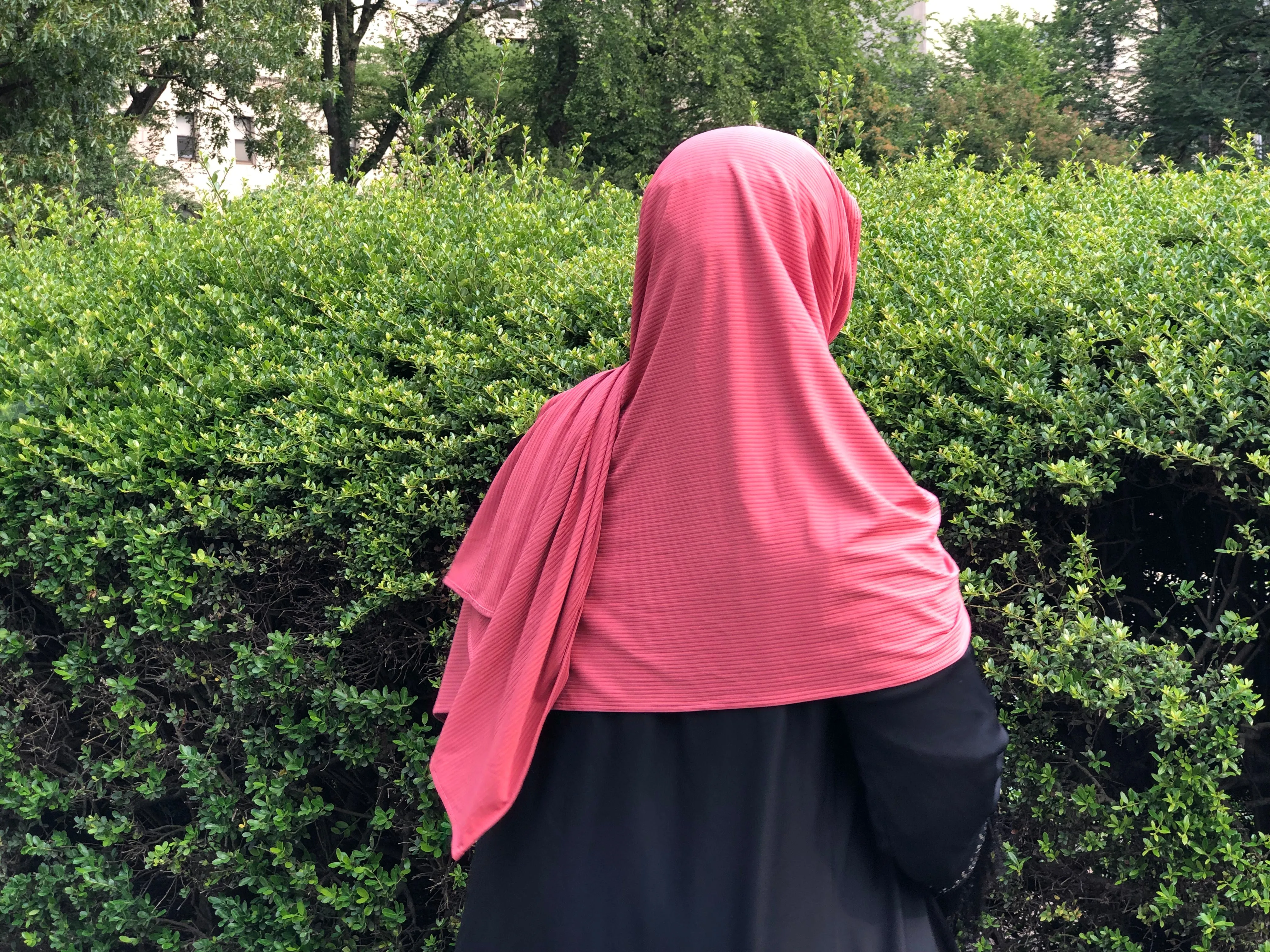 Ribbed Jersey-Faded Rose
