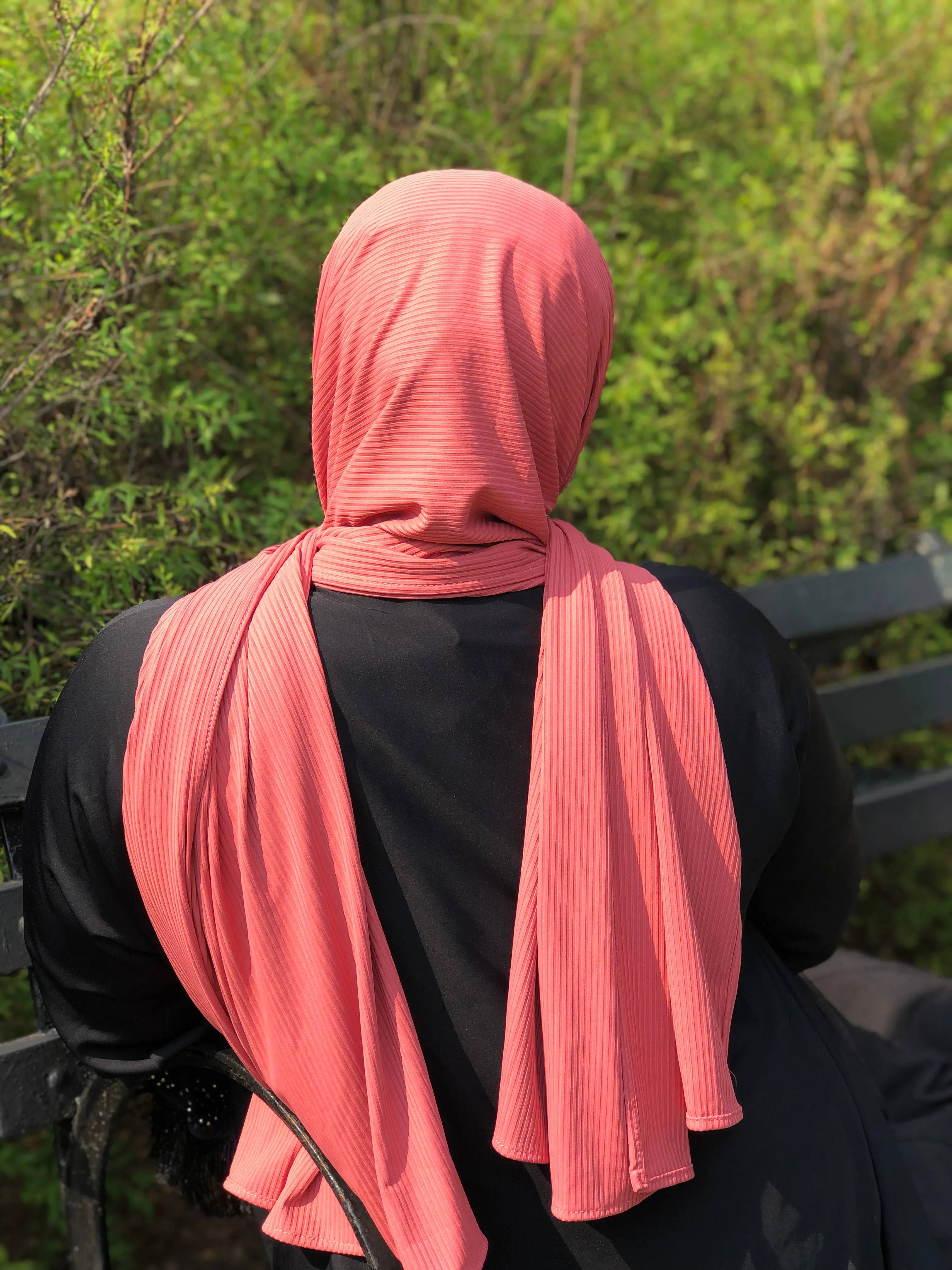 Ribbed Jersey-Faded Rose