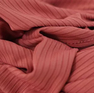 Ribbed Jersey-Faded Rose
