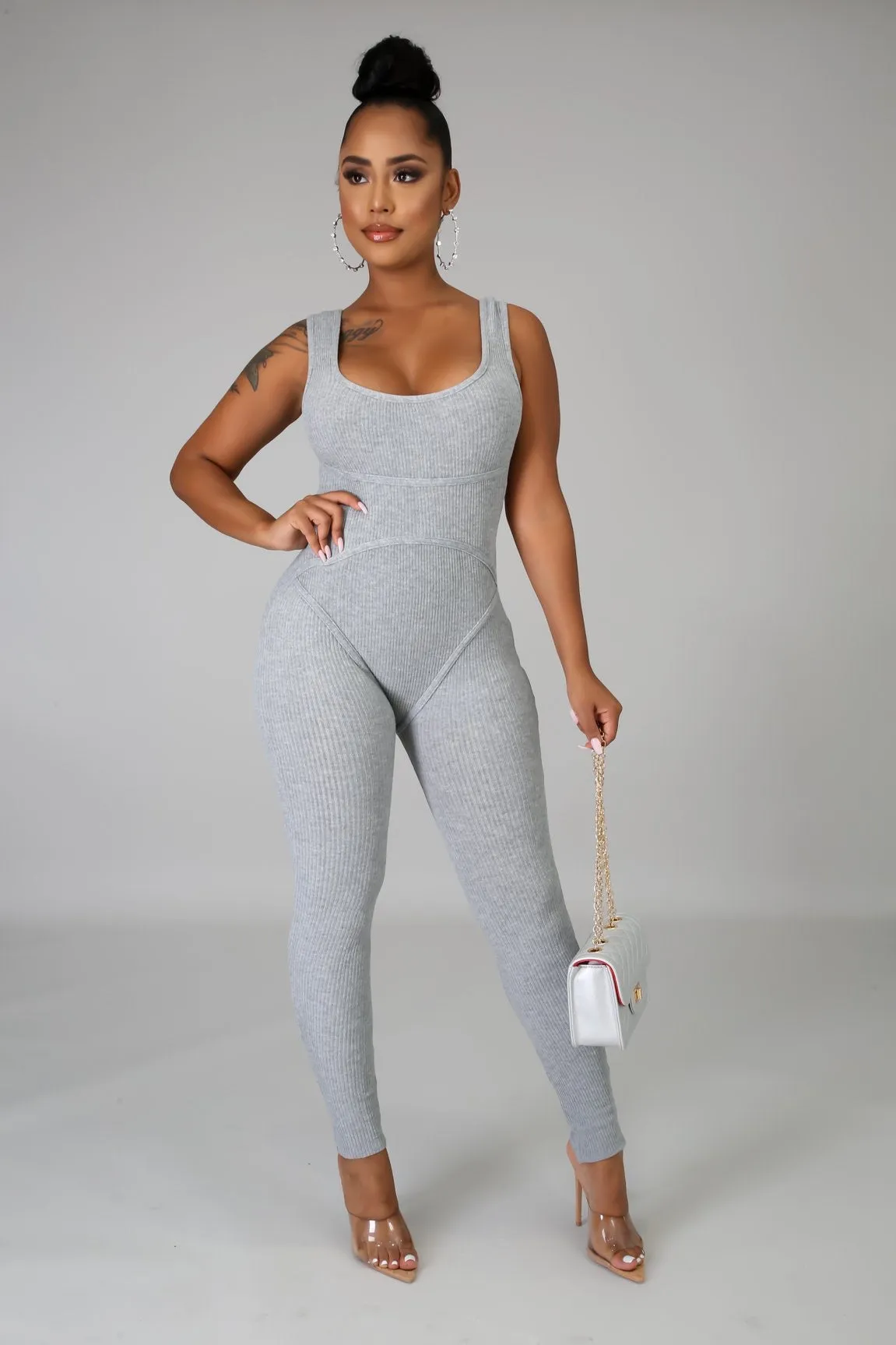 Ribbed jumpsuit
