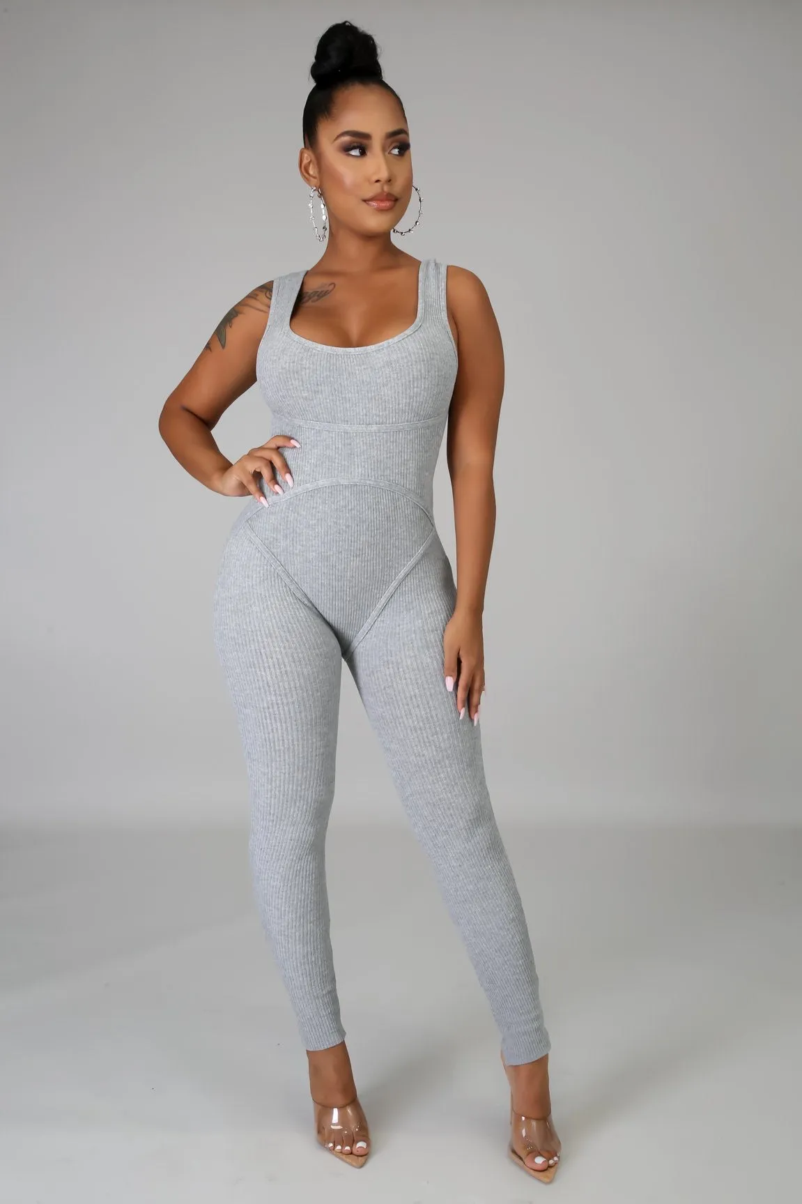 Ribbed jumpsuit