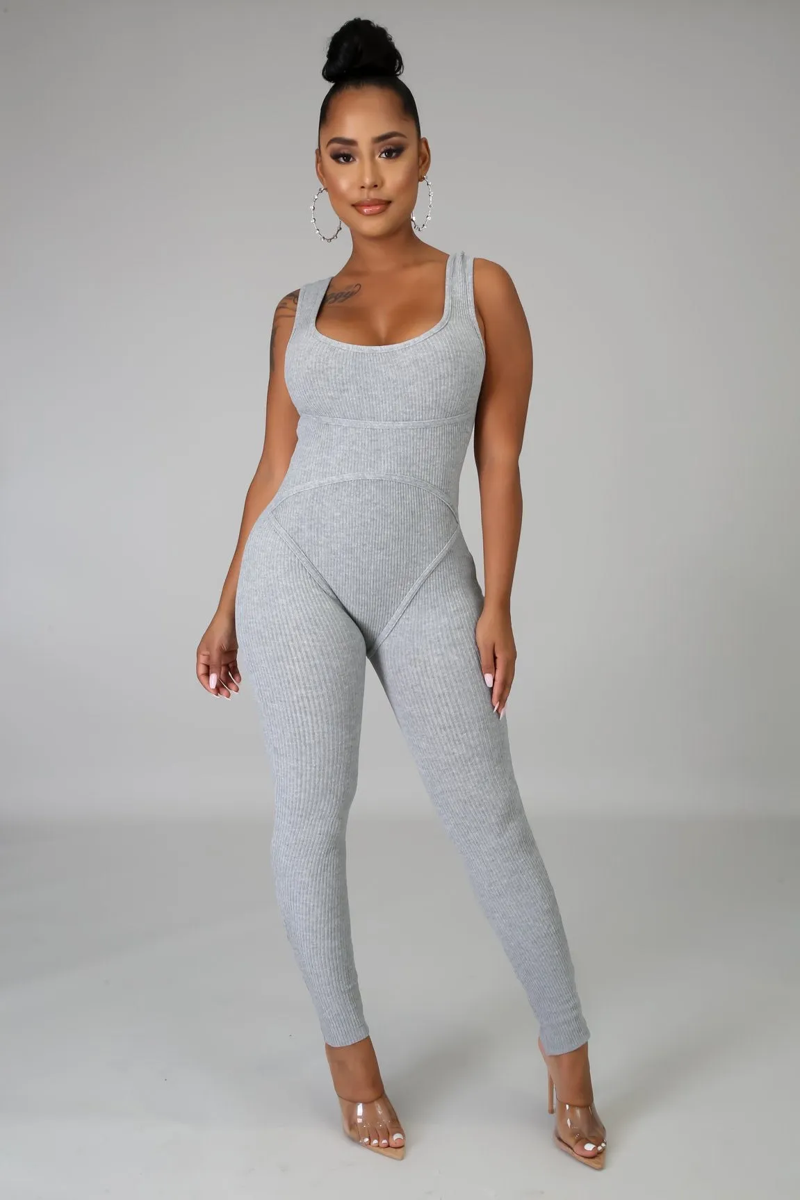 Ribbed jumpsuit
