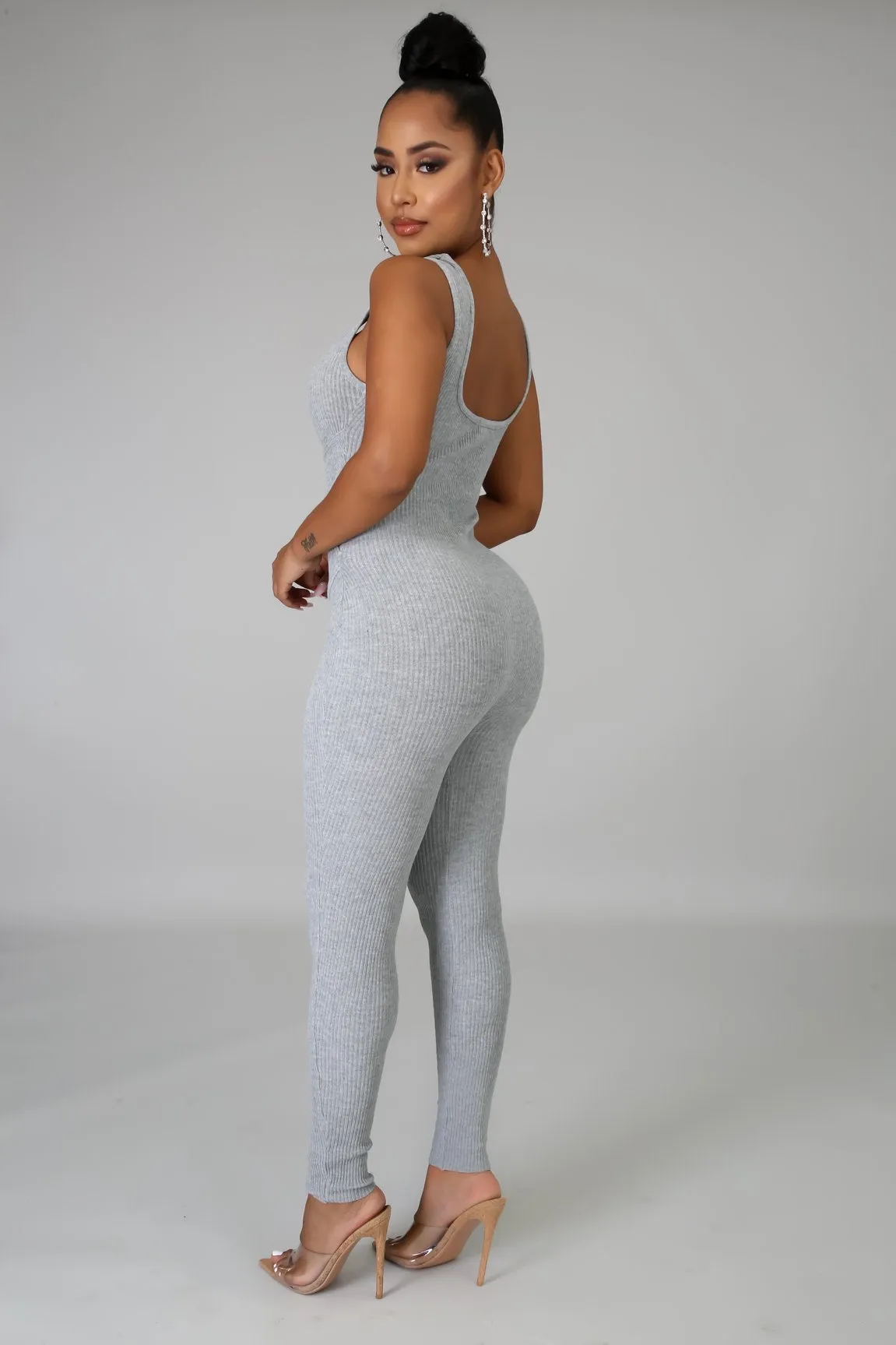 Ribbed jumpsuit