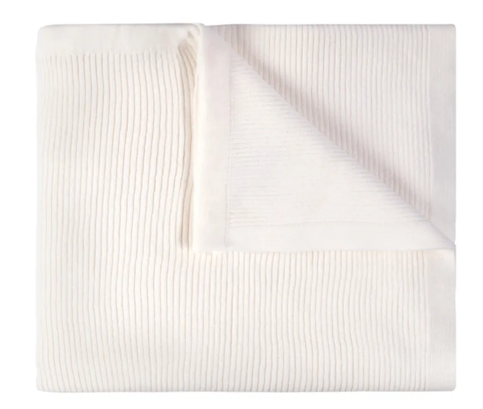 Ribbed Knit Blanket