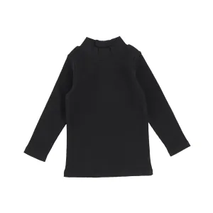 Ribbed Mockneck