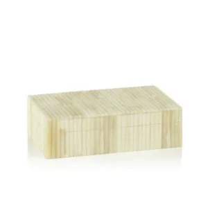 Ribbed Natural Bone Display Box