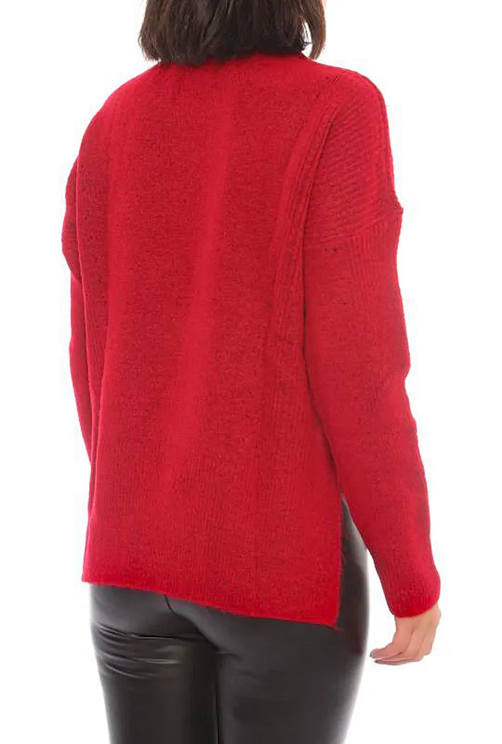 RIBBED PULLOVER SWEATER