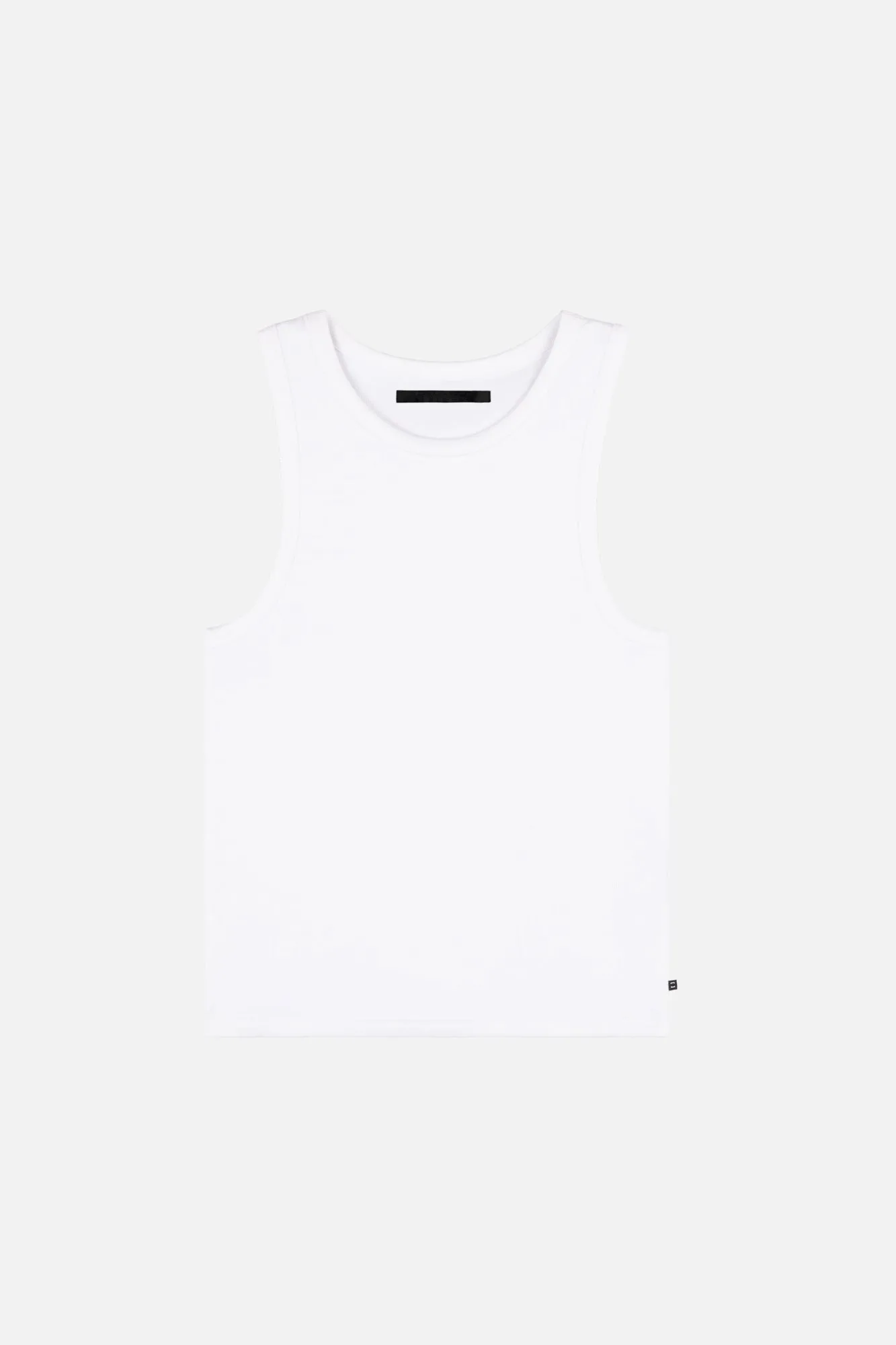 RIBBED TANK WHITE