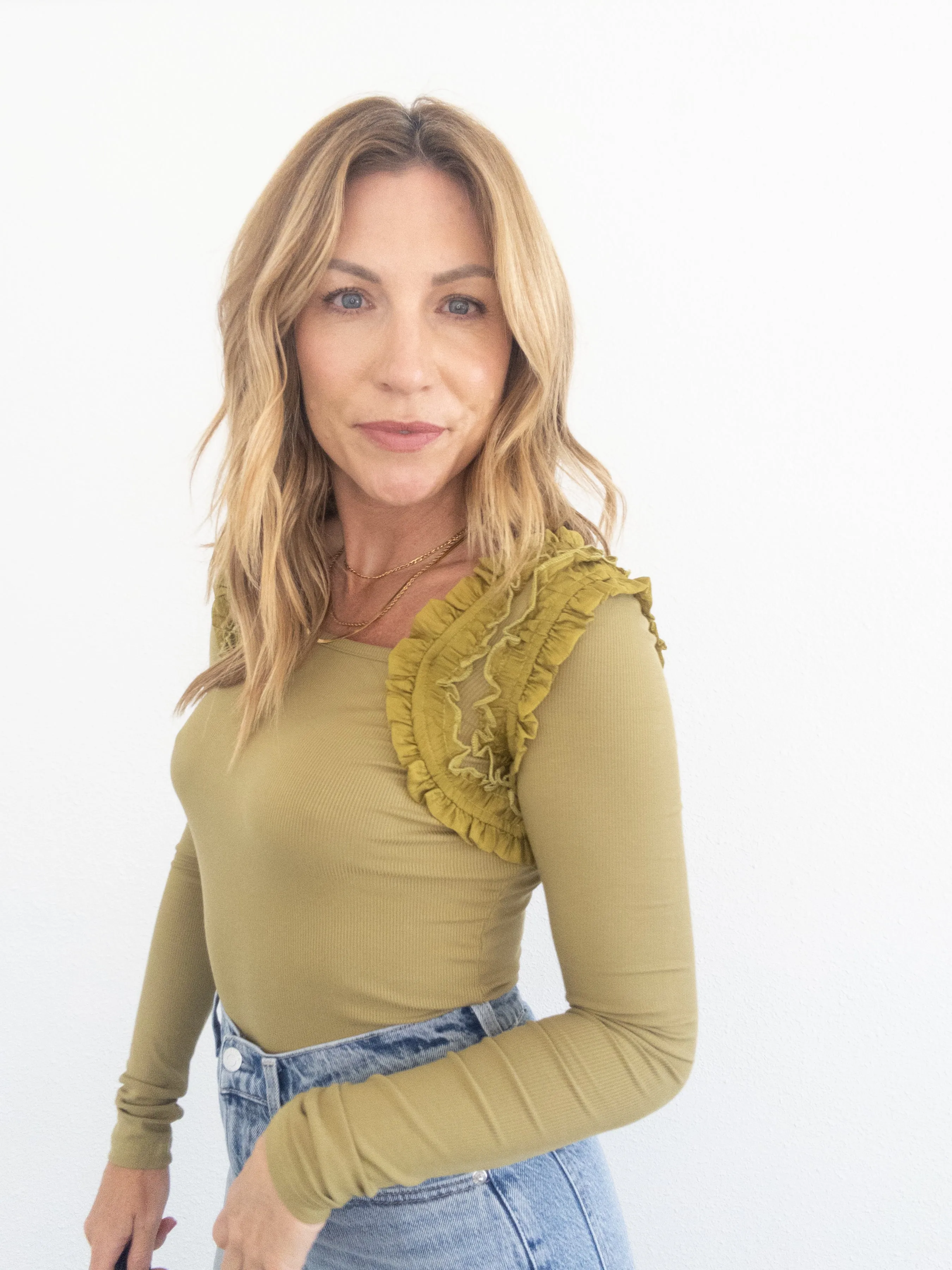 Romanov Ruffle Long Sleeve