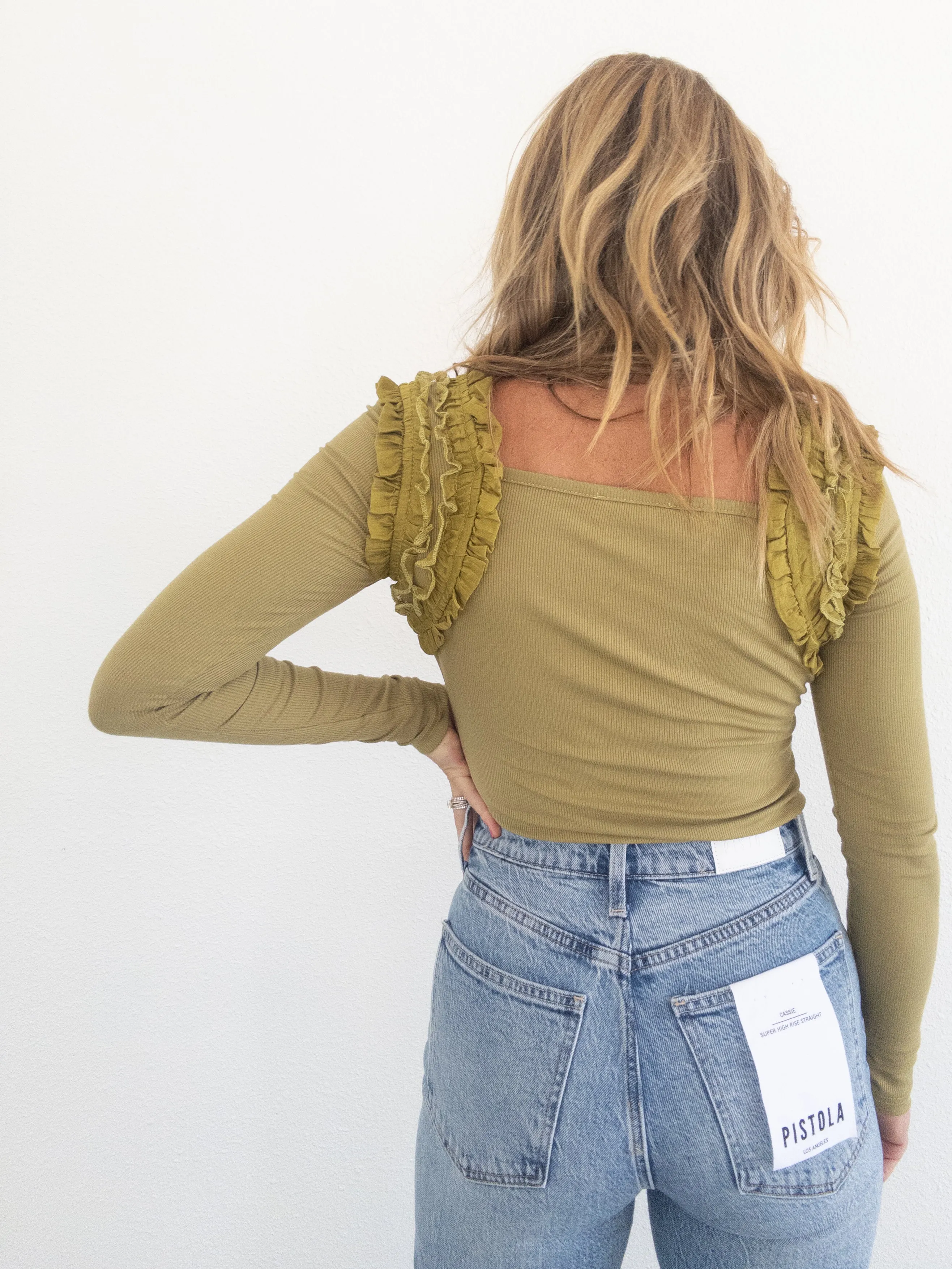 Romanov Ruffle Long Sleeve