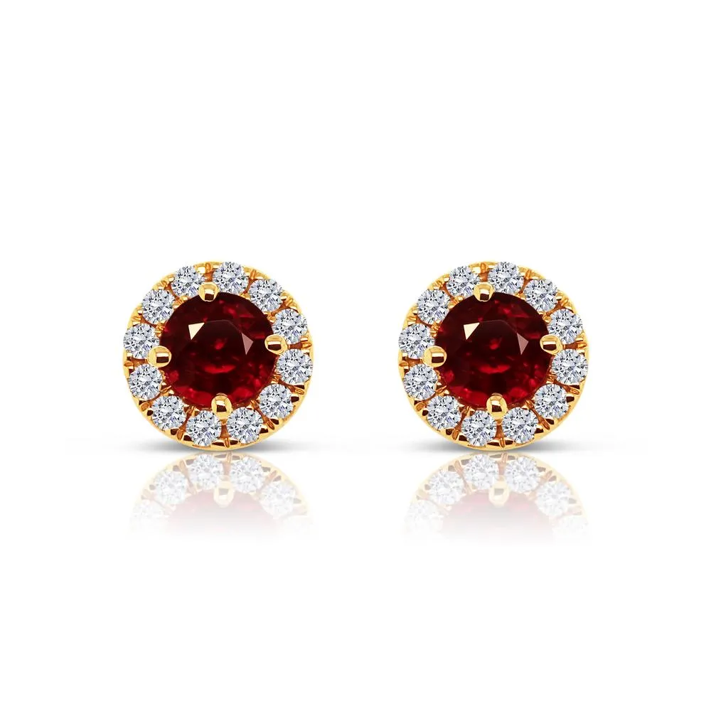 Ruby Fashion Studs