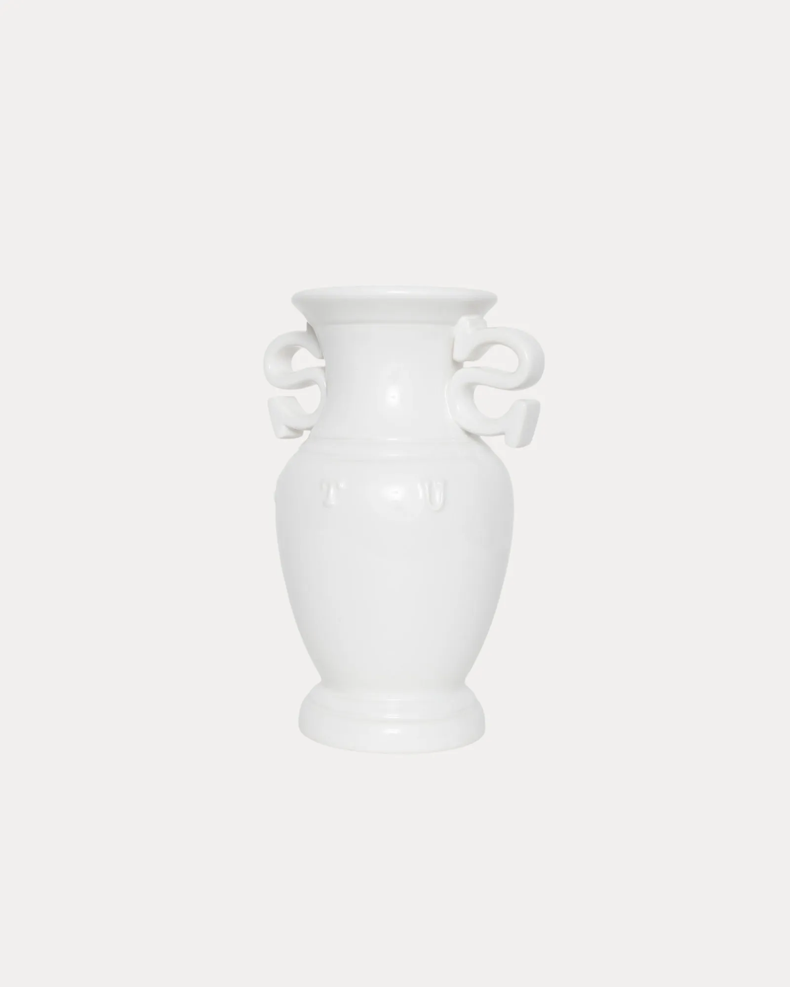 S HANDLE CERAMIC VASE