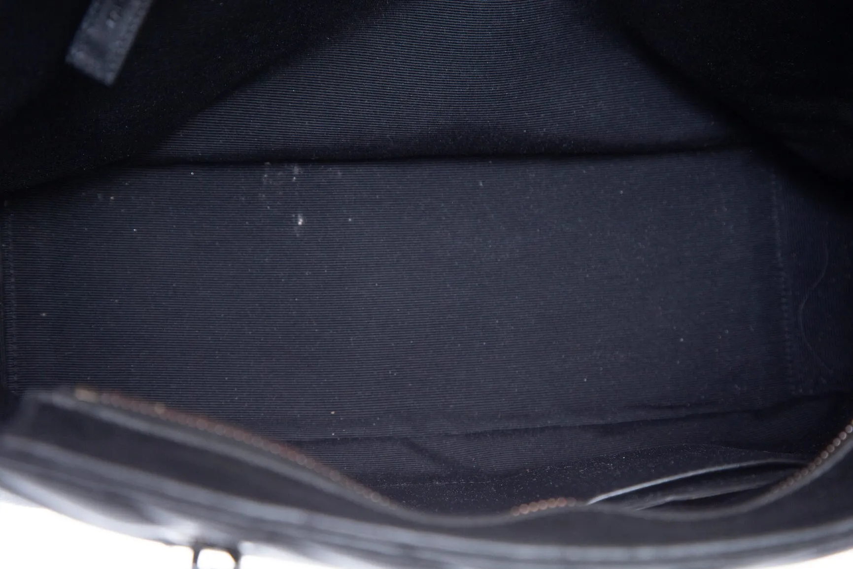 Saint Laurent Black Leather Loulou Shopping Tote