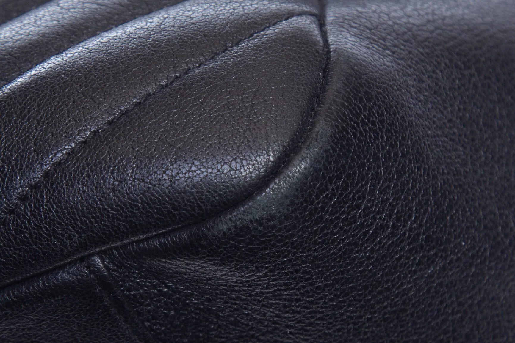 Saint Laurent Black Leather Loulou Shopping Tote