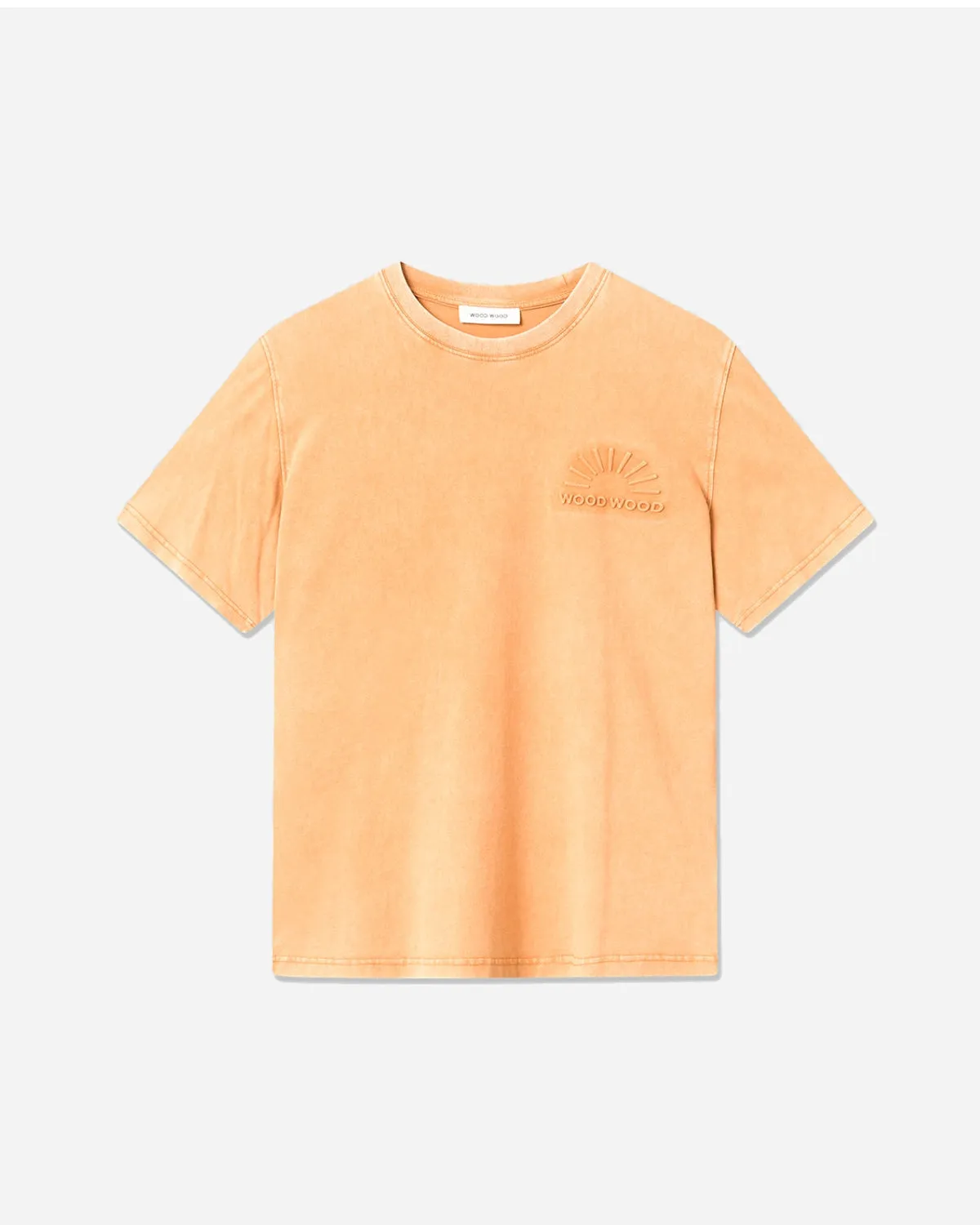 Sami Embossed T-Shirt - Abricot Orange