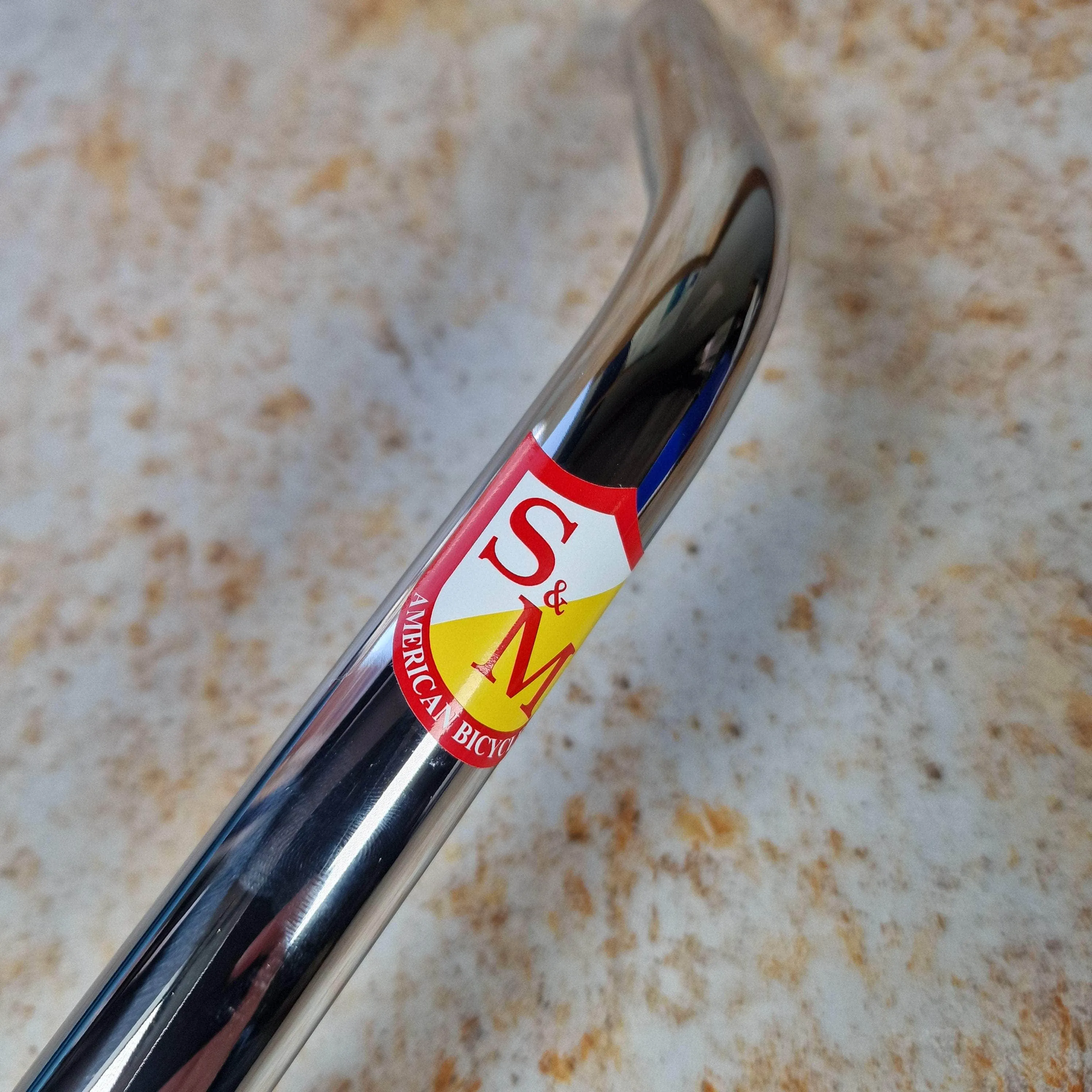 S&M Bikes 22.2mm Layback Seatpost Chrome