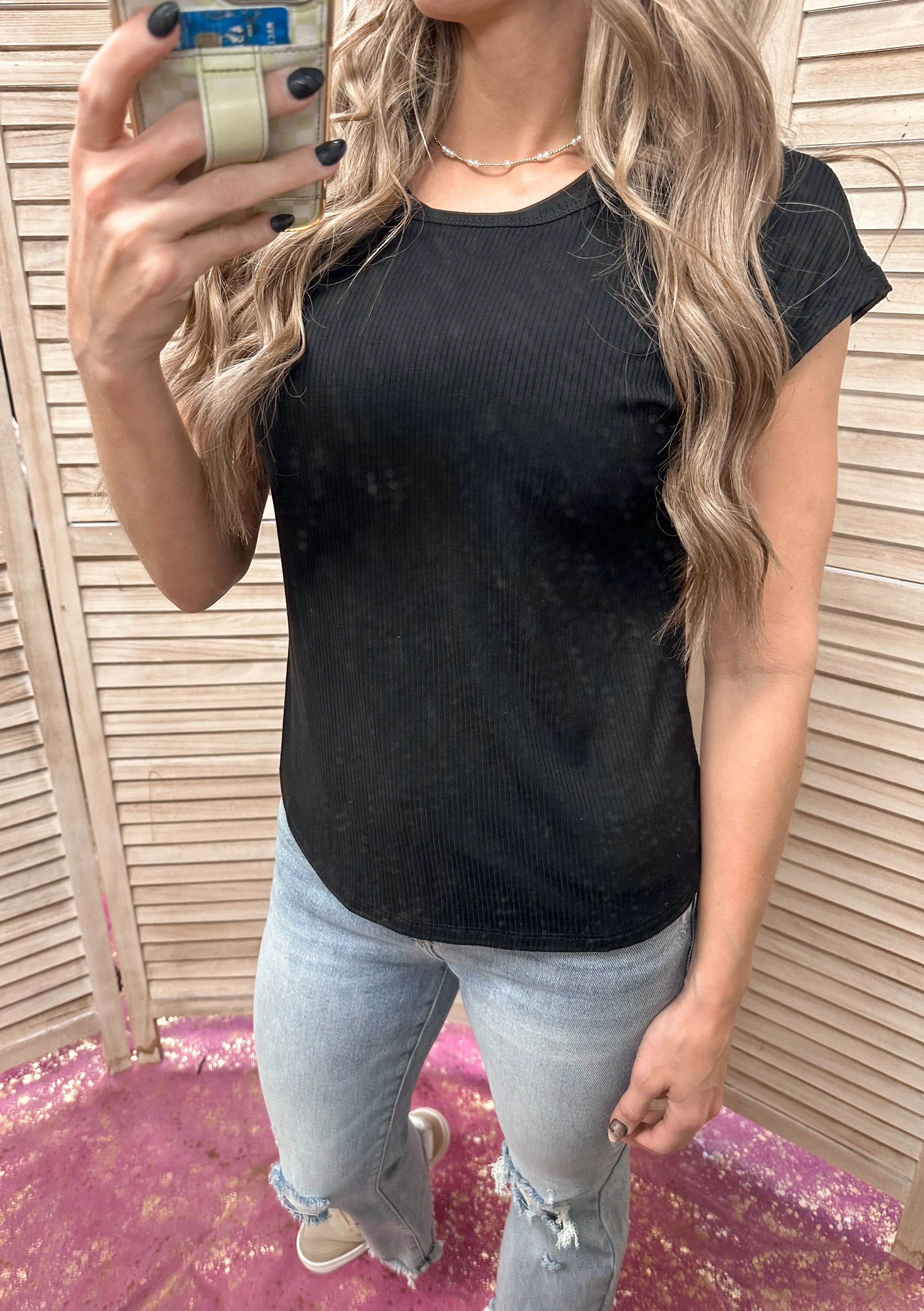 SBS Always On Time Ribbed Top