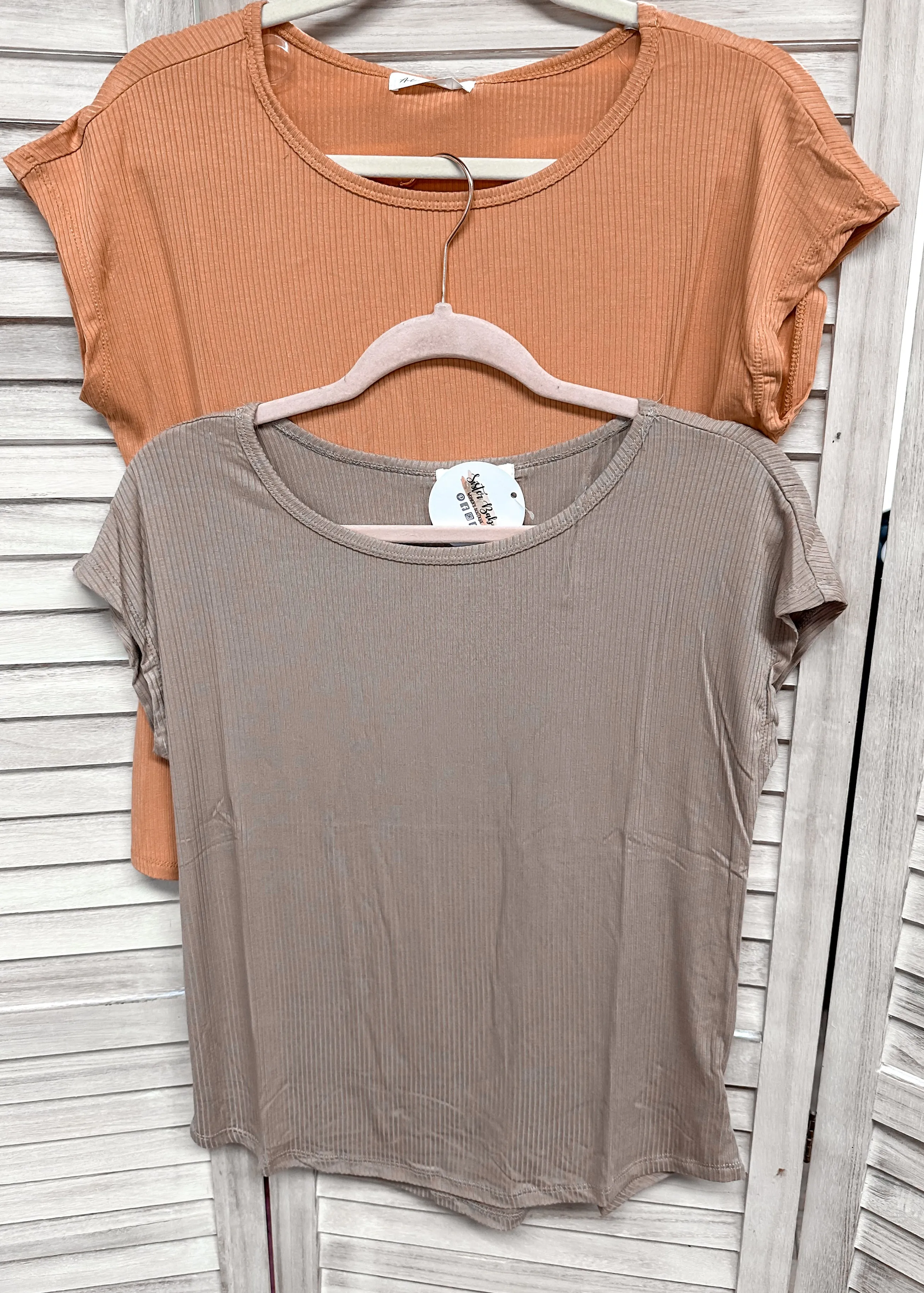 SBS Always On Time Ribbed Top