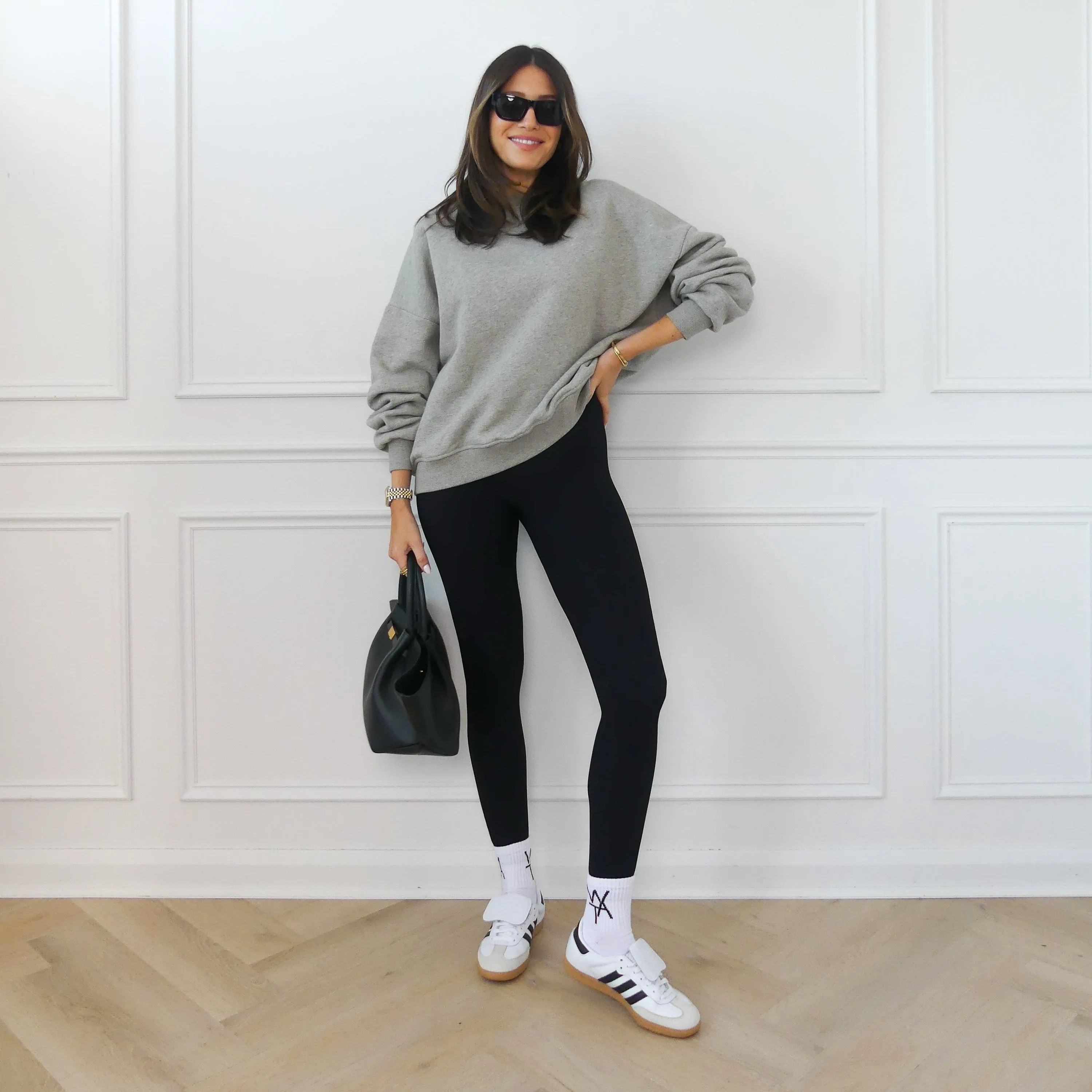 SCULPT RIB LEGGINGS - BLACK