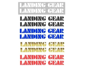 SE Racing Landing Gear Die-Cut Fork Stickers Pair