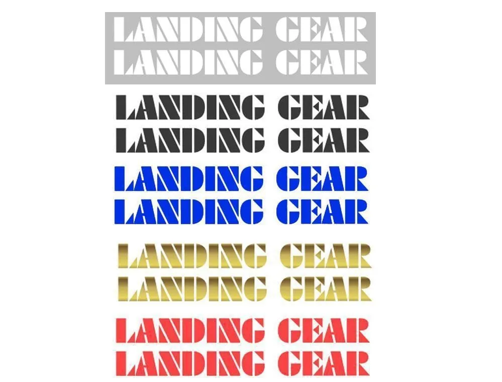 SE Racing Landing Gear Die-Cut Fork Stickers Pair