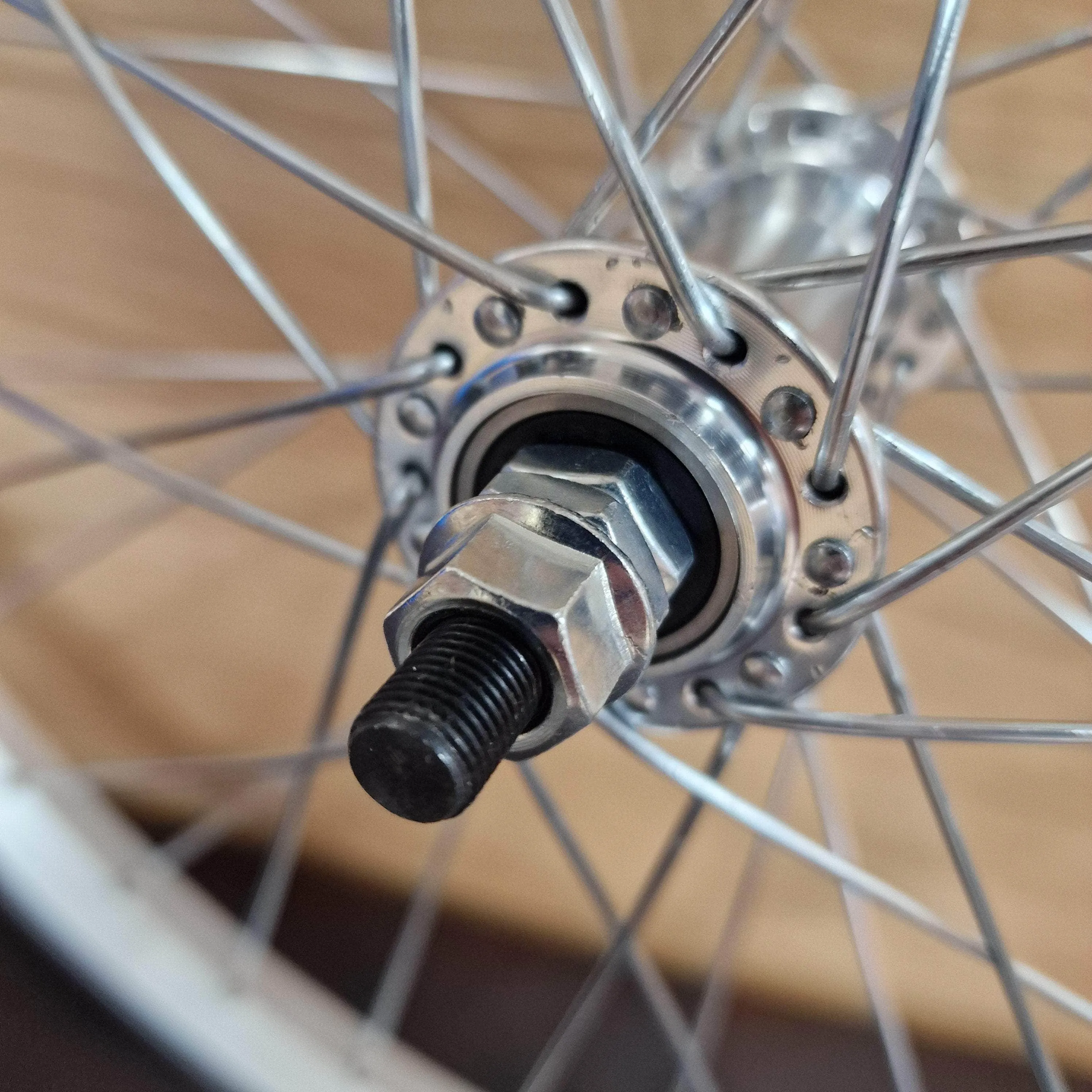 Sealed Bearing Old School Alloy BMX Wheelset with Kenda Tyres