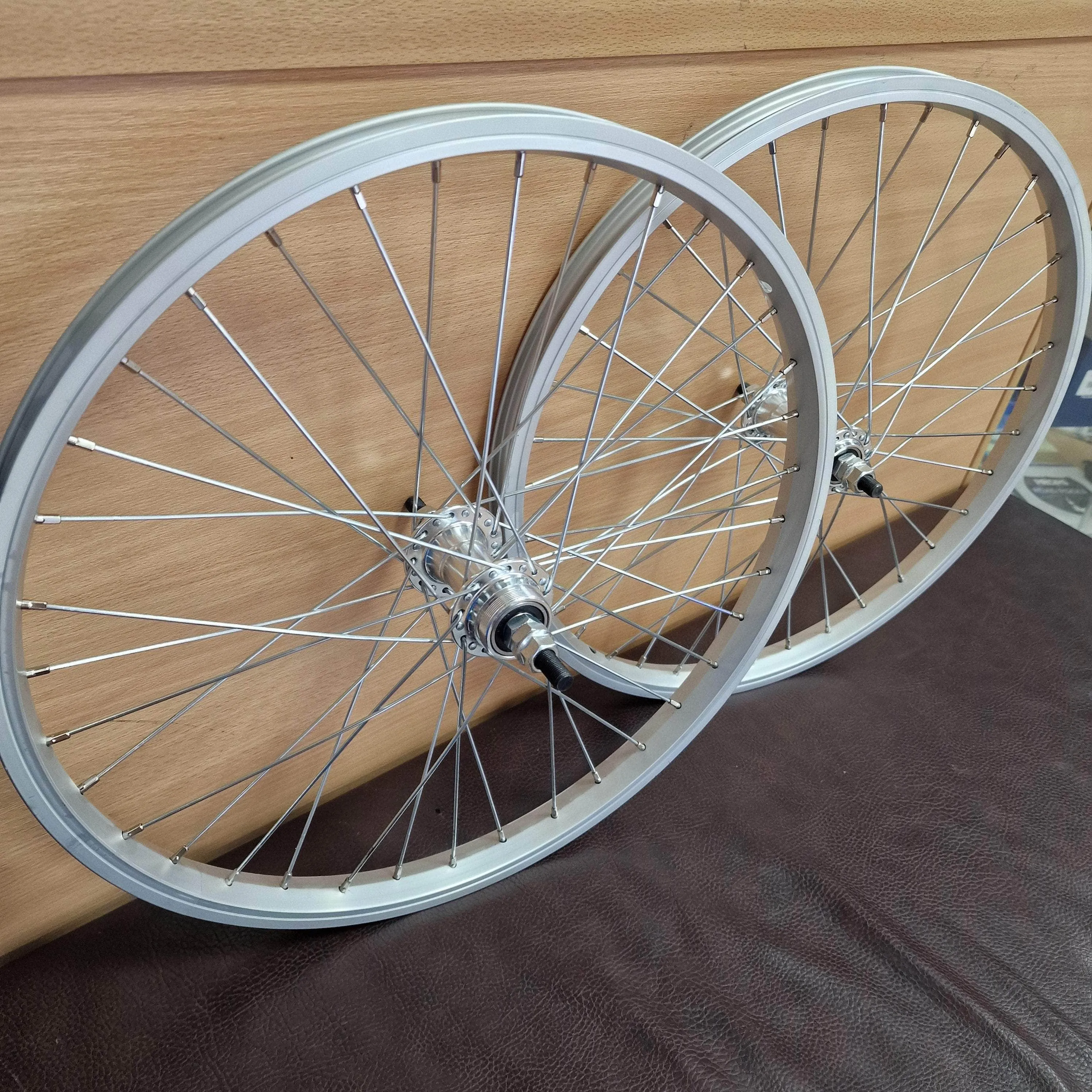 Sealed Bearing Old School Alloy BMX Wheelset with Kenda Tyres