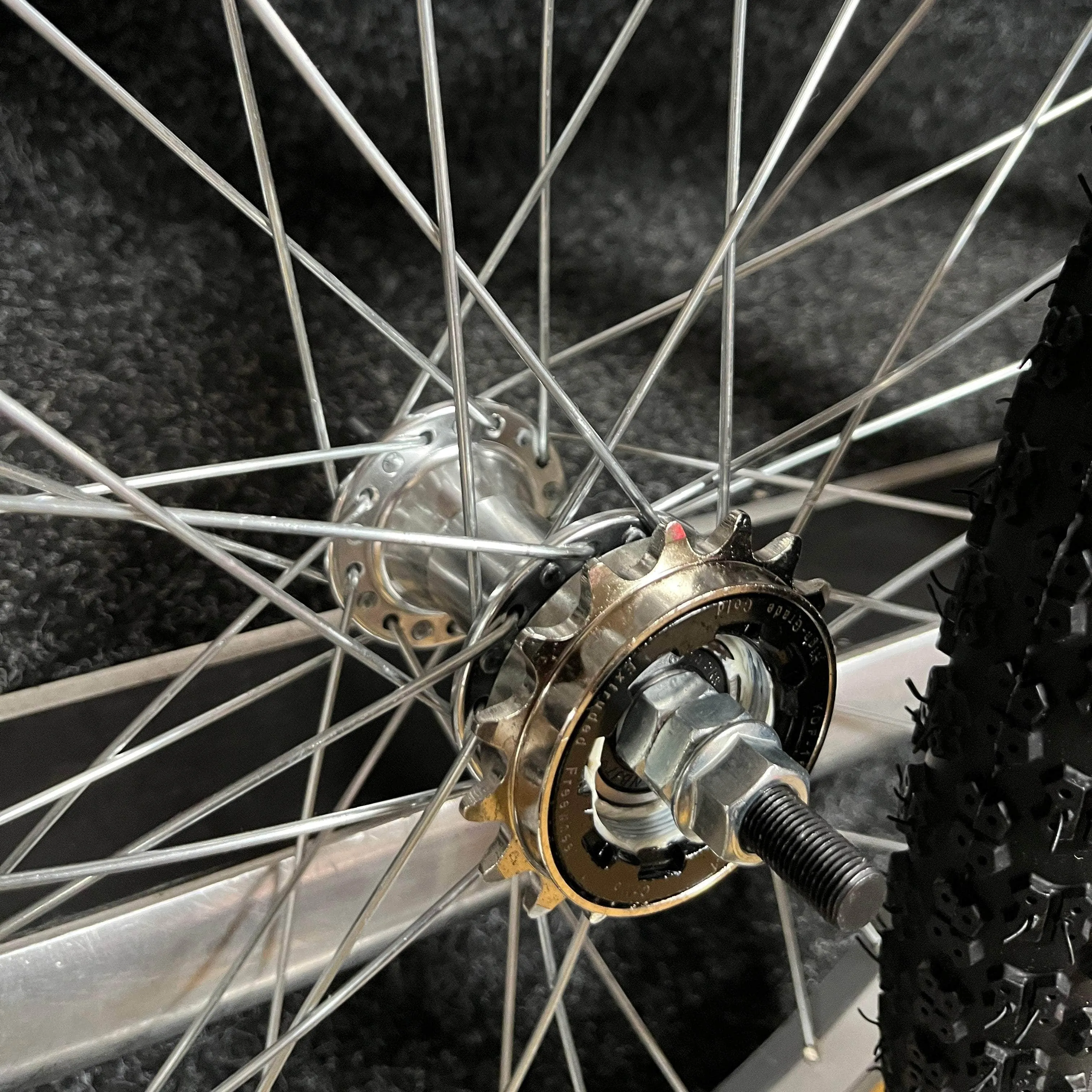 Sealed Bearing Old School Alloy BMX Wheelset with Kenda Tyres