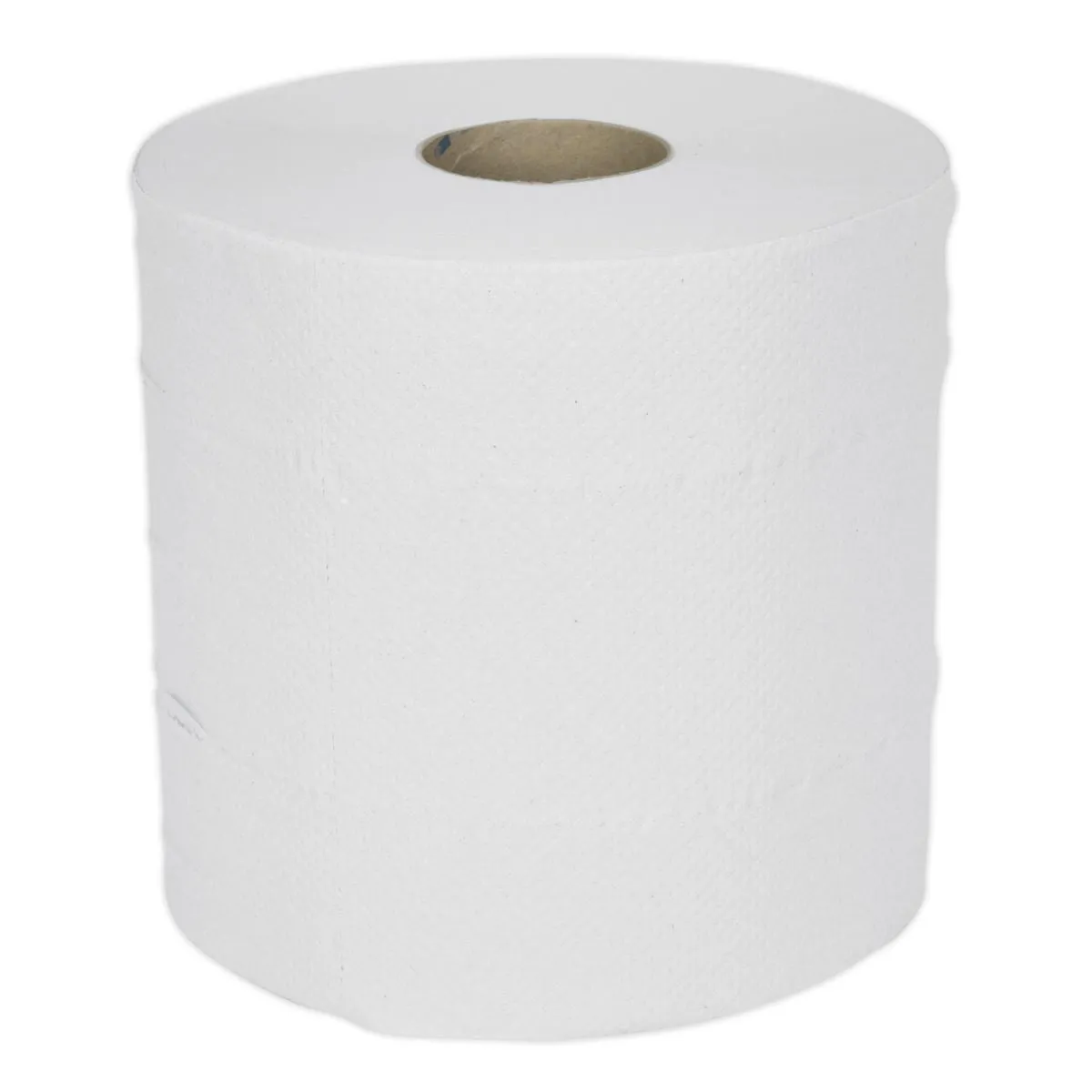 Sealey Paper Roll White 2-Ply Embossed 150m Pack of 6