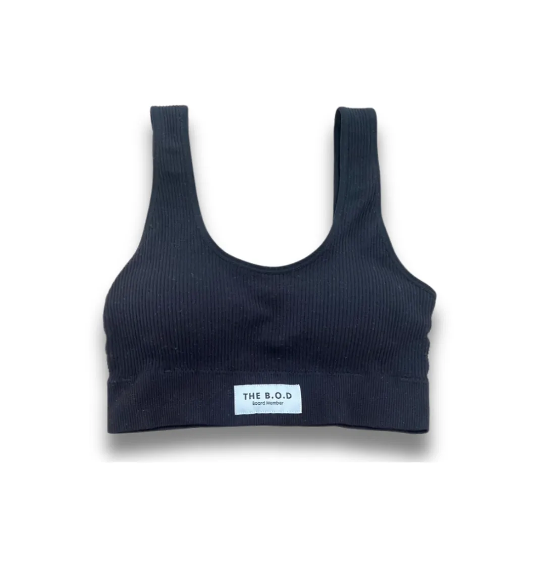 SEAMLESS RIBBED BRA