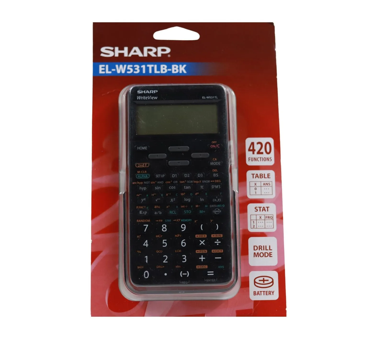 Sharp WriteView Scientific Calculator - EL-W531TL