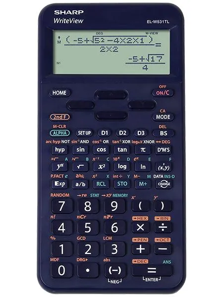 Sharp WriteView Scientific Calculator - EL-W531TL