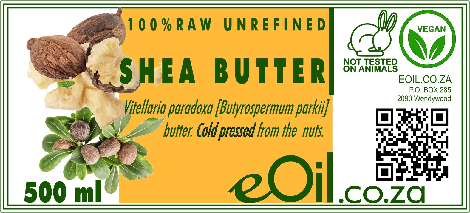 Shea Butter Raw Unrefined (Vitellaria paradoxa Butyrospermum parkii)